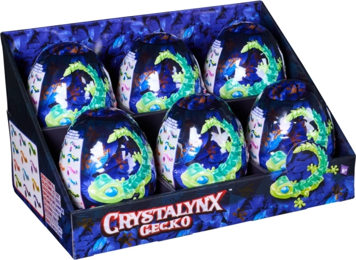 Flexibler Gecko CRYSTALYNX im geheimnisvollen Ei