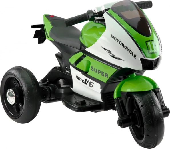 Elektrisches Kinder-Motorrad grün