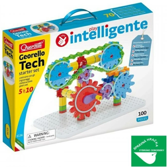 Baukasten Zahnrad Quercetti Georello Tech