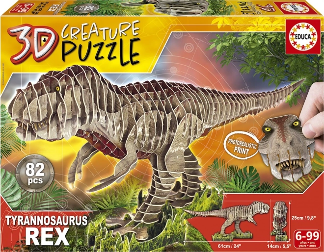 3D‑Puzzle T‑Rex 82 Teile EDUCA