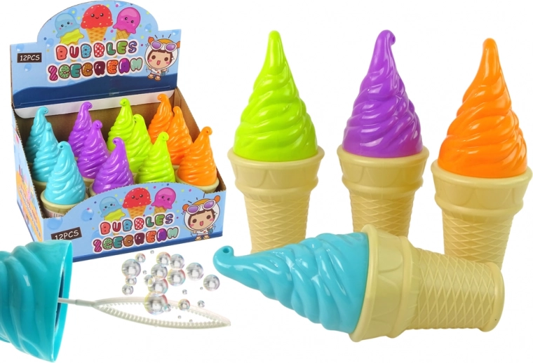 Seifenblasen Eiscreme 4 Farben 80 ml