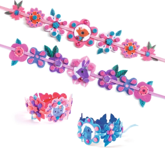 Weiche Filzverzierungen und farbenfrohe Motive