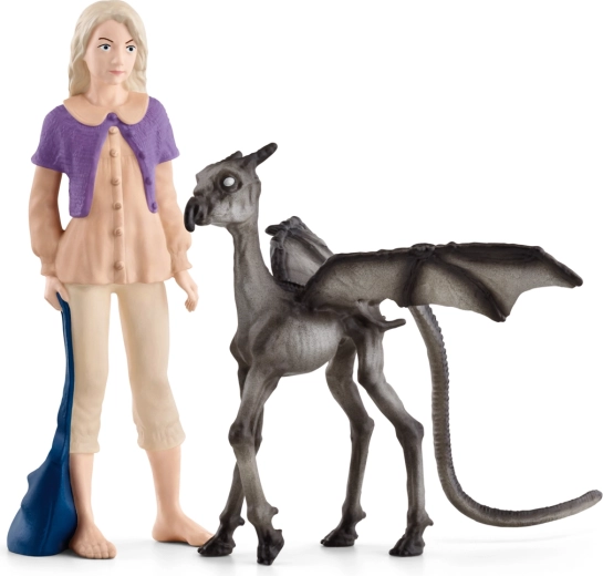 Harry Potter Luna Lovegood und Thestral-Fohlen