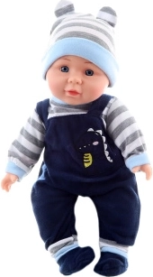 Sound-Baby mit dunkler Kleidung, 30 cm