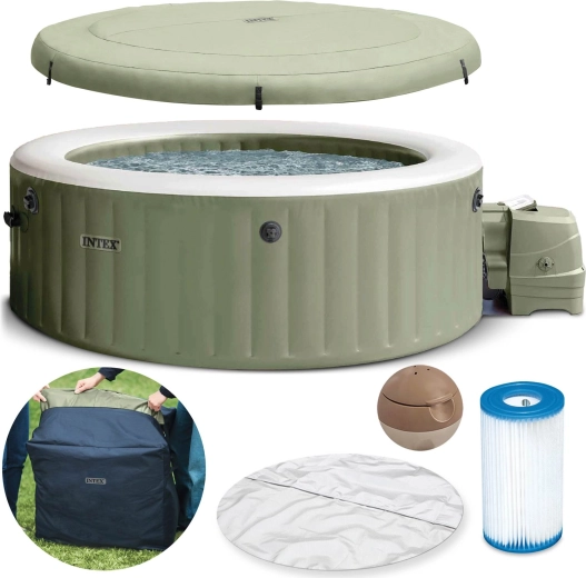 Aufblasbarer Whirlpool für 4 Personen INTEX PureSpa 196 × 71 cm