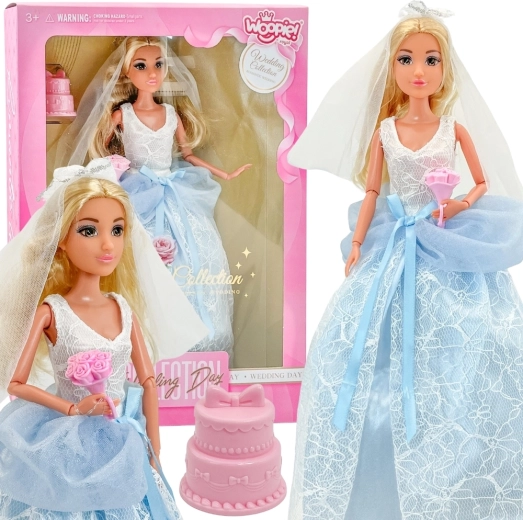 Woopie LILY modische Brautpuppe mit Torte