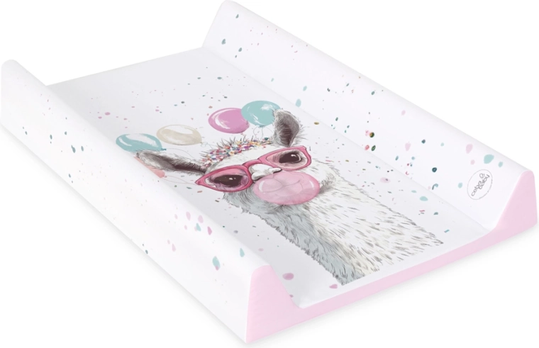 Ceba Baby weiche Wickelauflage Basic Crazy Lama 50 × 70 cm