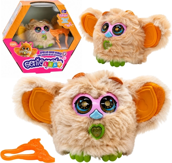 Interaktives Genie-Pets-Wesen mit Lichtern und Sounds, beige