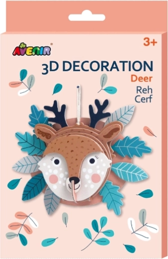 3D-Dekoration Hirsch