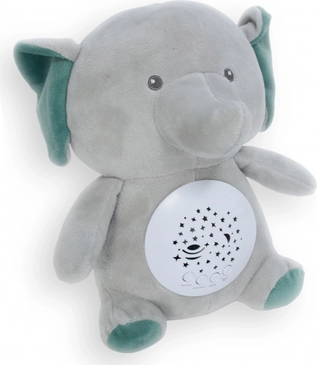 Einschlaf-Plüschelefant 26 cm mit Licht und Melodien