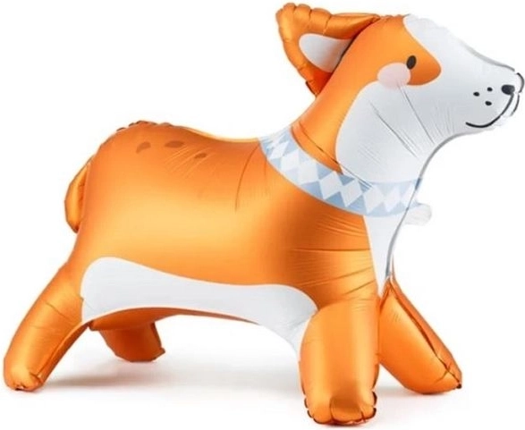 Stehender Folienballon Corgi 88 × 70 cm