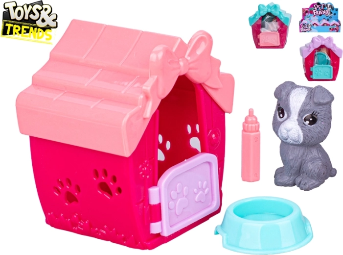 Hündchen mit Hundehütte und Zubehör Toys&Trends
