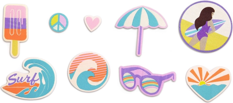 Vervollständigen Sie den Look mit stylischen Stickern