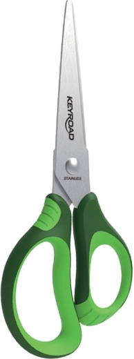 Schulschere Keyroad Soft 15 cm grün