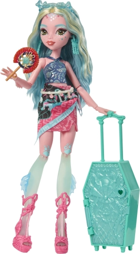 Monster High Straszysekrety schauriger Urlaub Puppe Lagoona Blue mit Überraschungen