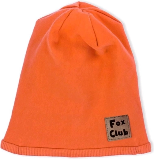 Baby-Baumwollmütze Nicol Fox Club orange