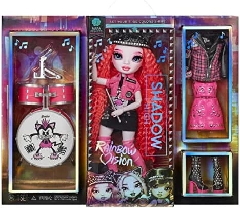 Shadow Mittlere Rainbow Vision Puppe - Mara Pinkett Spezial Neon Edition
