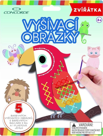 CONCORDE Stickbilder Tiere – Set für Kinder