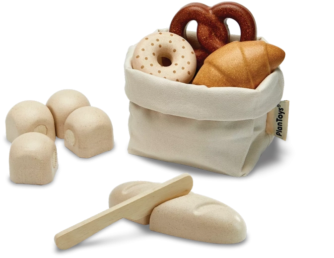 Holz-Backwaren-Set PlanToys