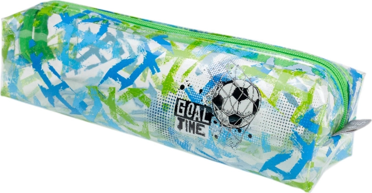 Argus Goal Time transparenter Mäppchen für Stifte und Kleinigkeiten Fußball – 1 Stück