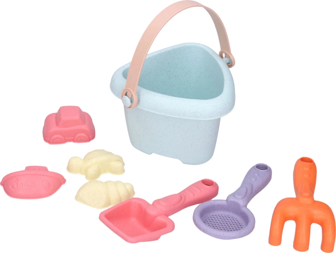 Sandspielzeug-Set mit Eimer – 8 Teile