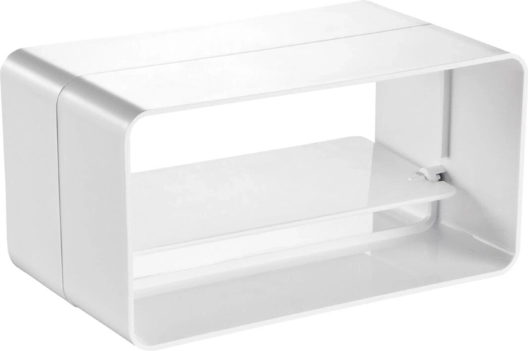 Rückschlagklappe 110 × 55 mm aus Kunststoff