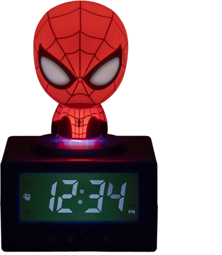 Nachtlicht in Form von Spider-Mans Kopf
