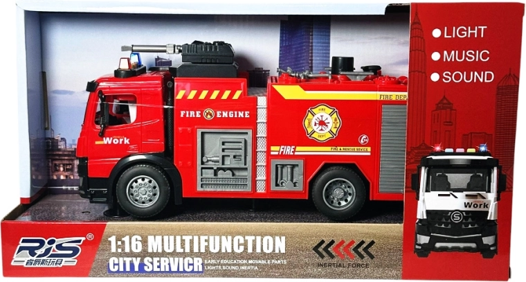 Feuerwehrauto mit Licht und Sound