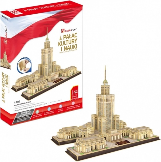 3D-Puzzle CUBICFUN Palast der Kultur und Wissenschaft, 144 Teile