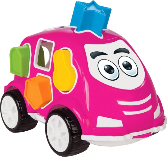 Jamara Lernspielzeug-Auto zum Formenstecken, rosa
