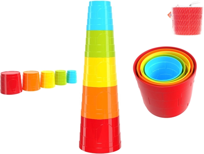 Stapelbecher – bunte Pyramide für Kinder ab 12 Monaten