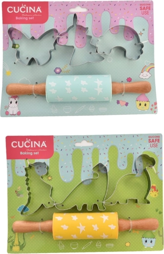 Kinder-Backset DINO (4 Stk., 2 Varianten)