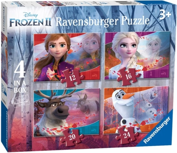 Ravensburger Puzzle Die Eiskönigin 2 4 in 1 (12, 16, 20 und 24 Teile)