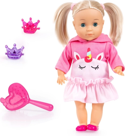 Puppe Emma mit Geräuschen und Zubehör 33 cm