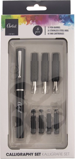Kreativset für Kalligrafie – Starter-Set 8-tlg.