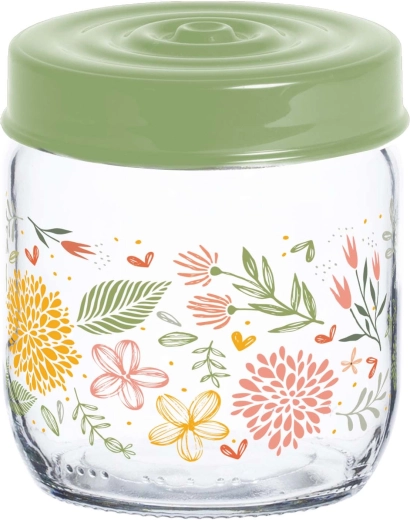 Glasdose mit Deckel Botanica 425 ml