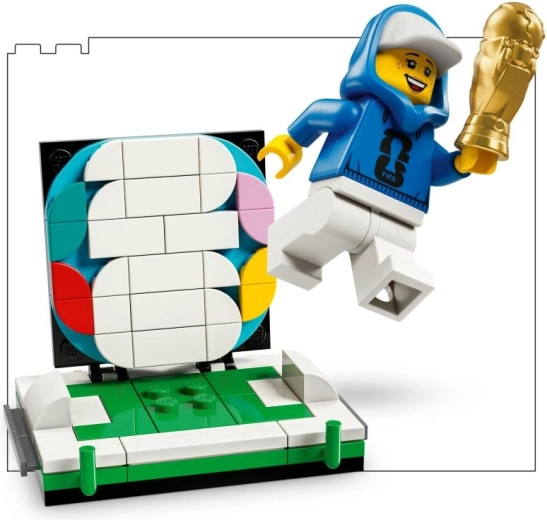 Minifigur und Miniaturpodest