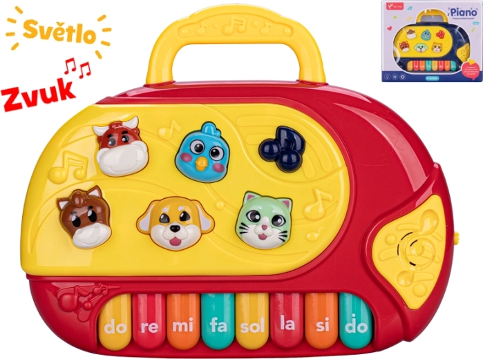 Kinder-Piano mit Licht- und Soundeffekten