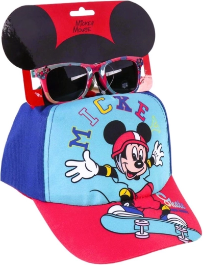 Set aus Mickey-Cap und Sonnenbrille