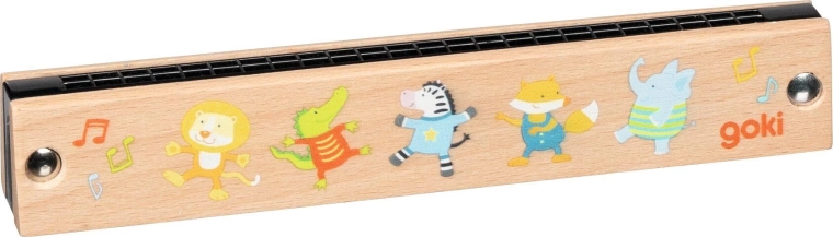 Kinderharmonika mit Tiermotiv – 1 Stück