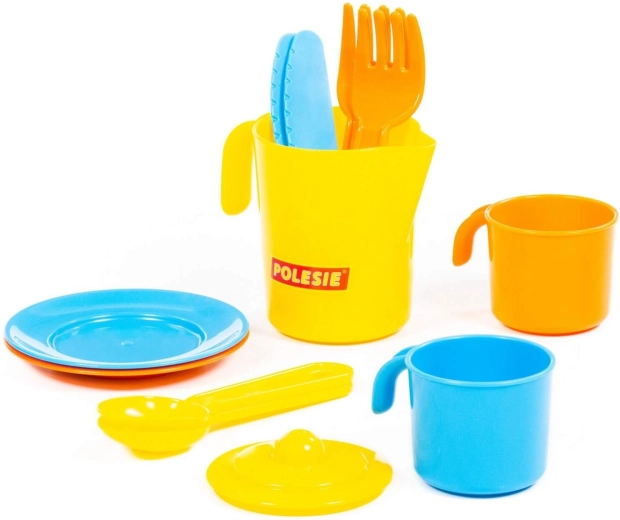 Leichtes und buntes Set für Kinderhände