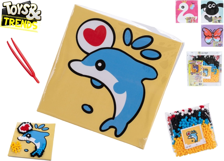 Mosaik mit selbstklebenden Kügelchen TOYS & TRENDS – Kreativset für Kinder