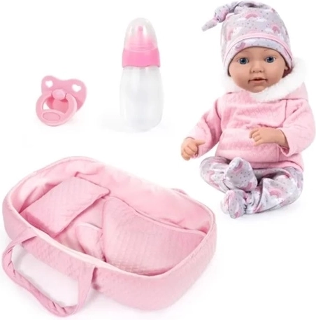 Bayer realistische Reborn-Puppe 38 cm mit Trage