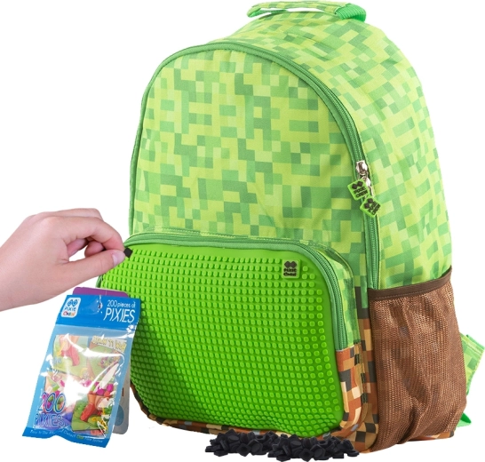 Pixie Crew Freizeitrucksack grün kariert