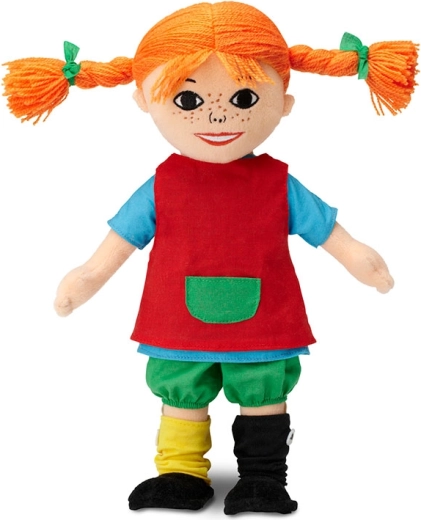 Micki of Sweden Pippi Langstrumpf weiche Stoffpuppe 30 cm