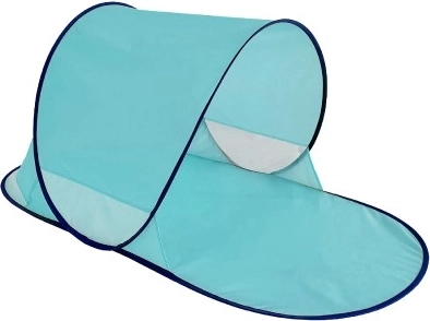 Selbstaufbauendes Strandzelt mit UV-Filter – Blau