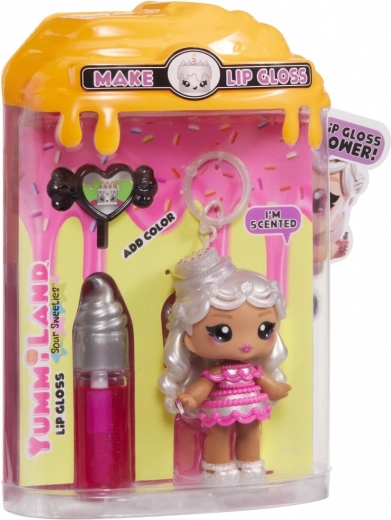 Lalka Yummiland Lip Gloss Sour Misty Cakes – Schlüsselanhänger mit Lipgloss