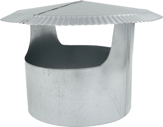 Schornsteinabdeckung 180 mm aus verzinktem Stahl