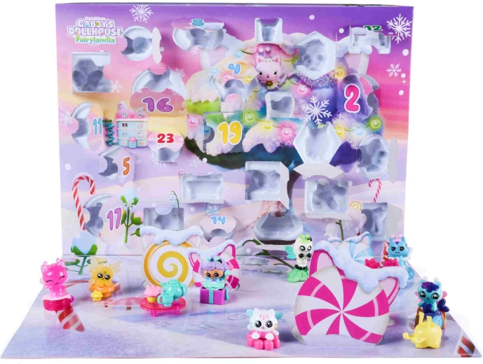 Gabby's Dollhouse Wróżkolandia Adventskalender mit Figuren und Dekorationen