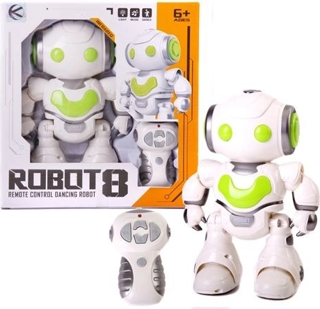 Interaktiver Roboter mit Sound-, Bewegungs- und Lichteffekten - 1 Stück